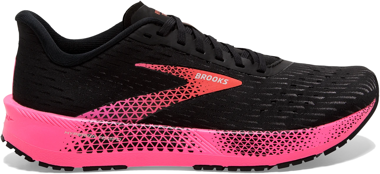 BROOKS Women’s Hyperion Tempo (086 - Black/Pink/Hot Coral) 3 BROOKS Women’s Hyperion Tempo (086 - Black/Pink/Hot Coral)