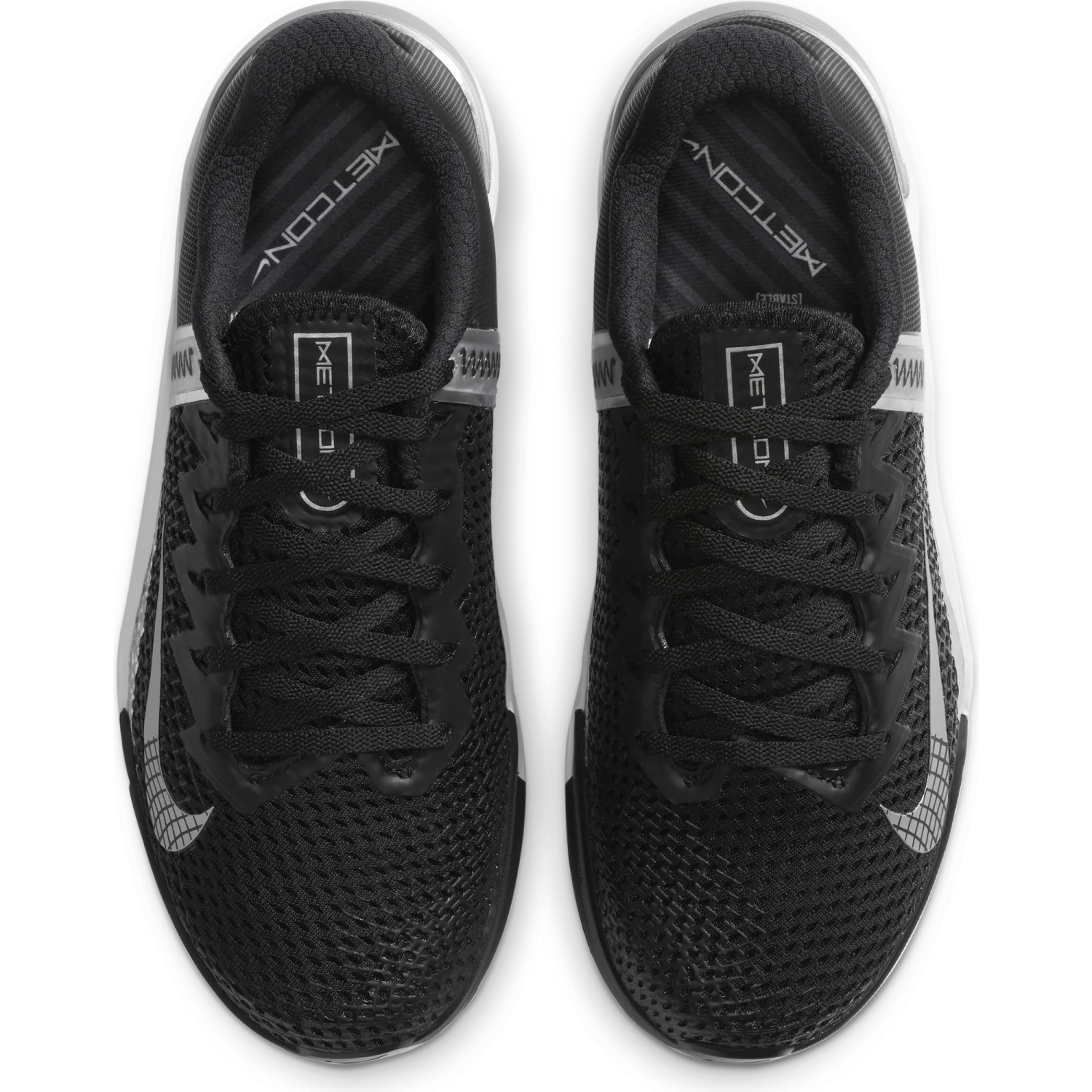 Nike Women's Metcon 6 (010 - Black/Metallic Silver-Metallic Silver) 5 Nike Women's Metcon 6 (010 - Black/Metallic Silver-Metallic Silver) - Image 3