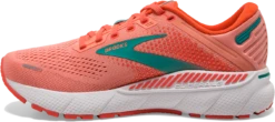 BROOKS Women’s Adrenaline GTS 22 (680 - Coral/Latigo Bay/White) -Sneaker Hub Shop BC2410C4 66C6 4E89 AF2D F2DBDD2EE3C5