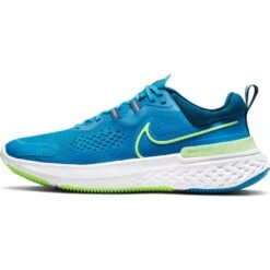 Nike Men's React Miler 2 (402 - Imperial Blue/Lime Glow/Court Blue/White)