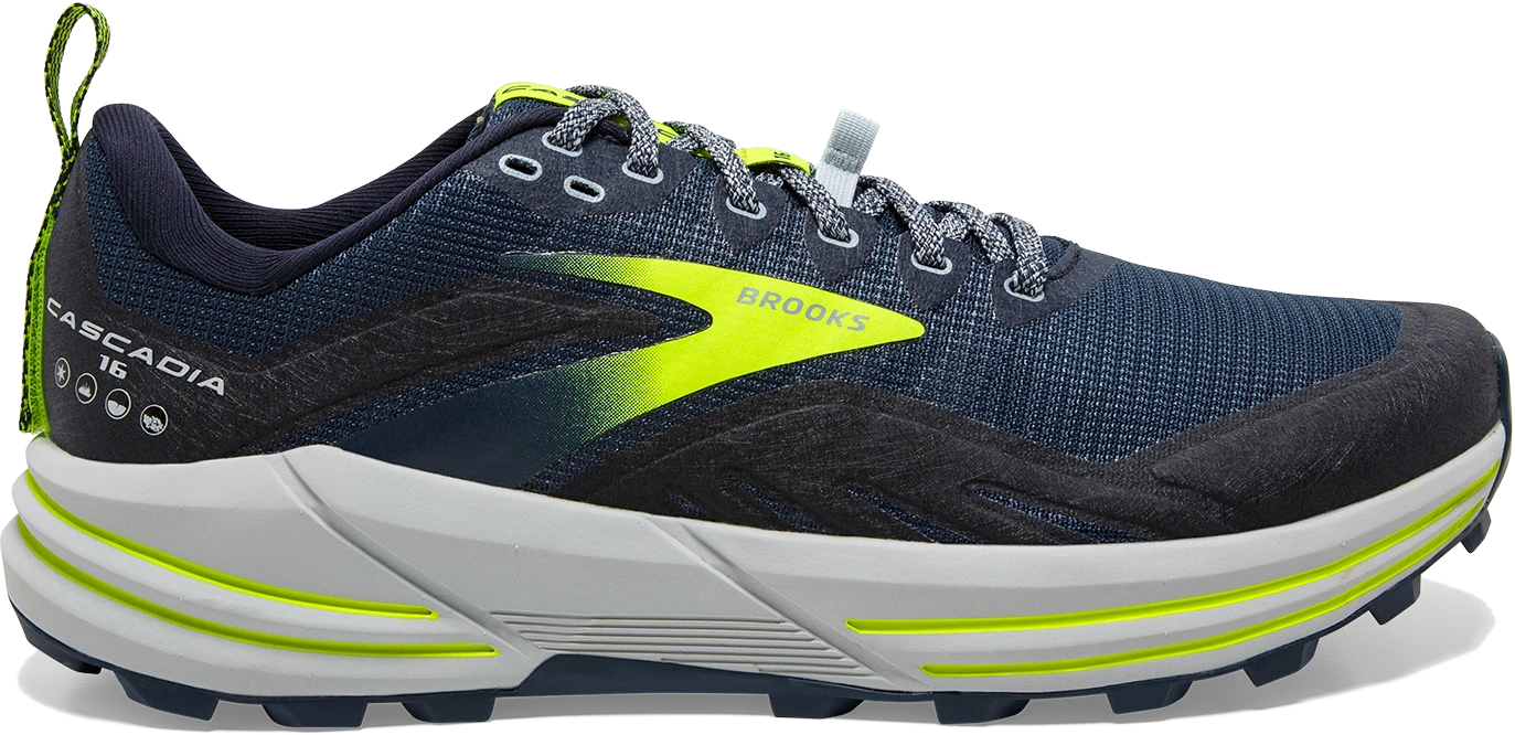 BROOKS Men’s Cascadia 16 (411 - Titan/Peacoat/Nightlife) 3 BROOKS Men’s Cascadia 16 (411 - Titan/Peacoat/Nightlife)