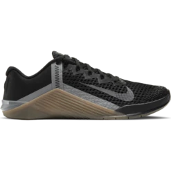 Nike Men's Metcon 6 (002 - Black/Iron Grey - Gum Dark Brown)