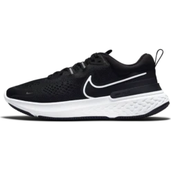 Nike Women's React Miler 2 (001 - Black/White-Smoke Grey)