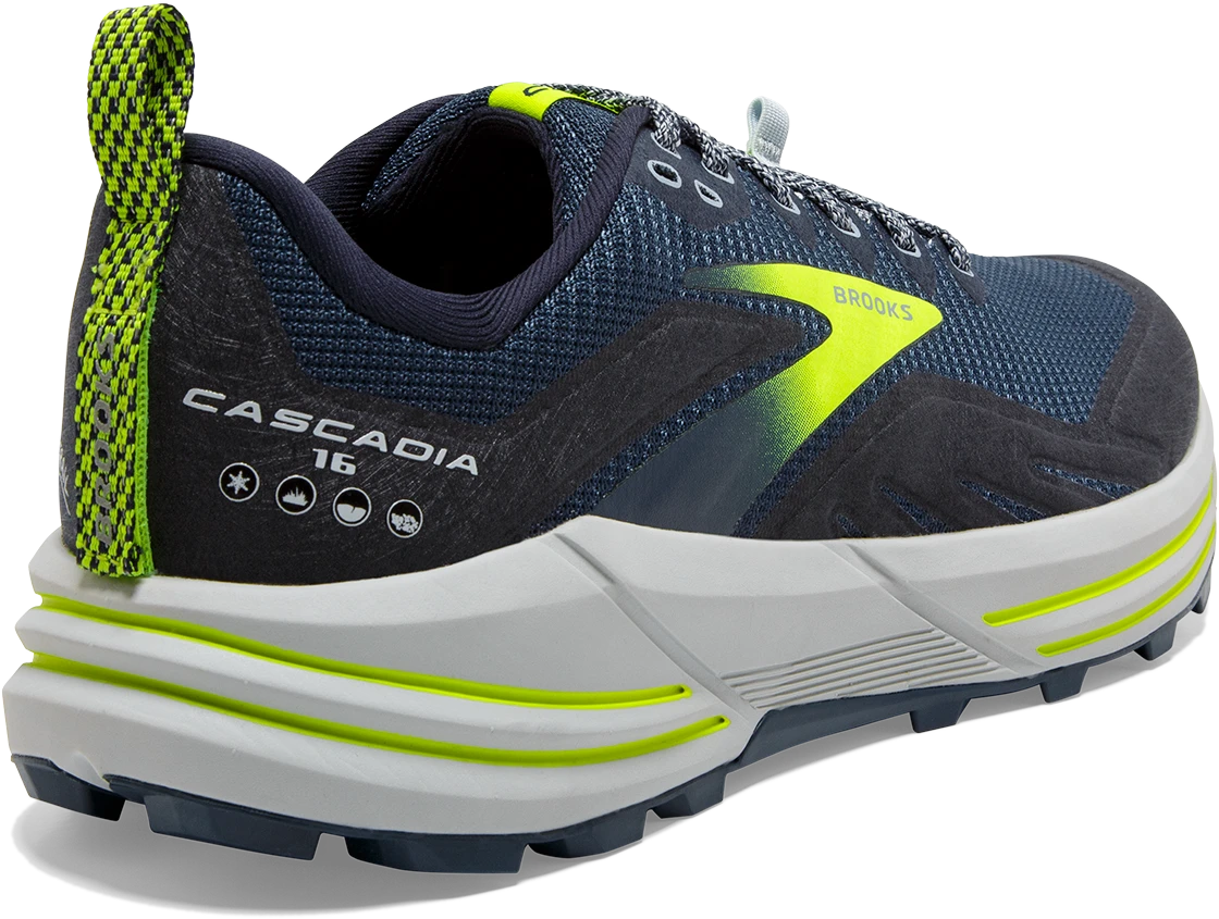 BROOKS Men’s Cascadia 16 (411 - Titan/Peacoat/Nightlife) 6 BROOKS Men’s Cascadia 16 (411 - Titan/Peacoat/Nightlife) - Image 4