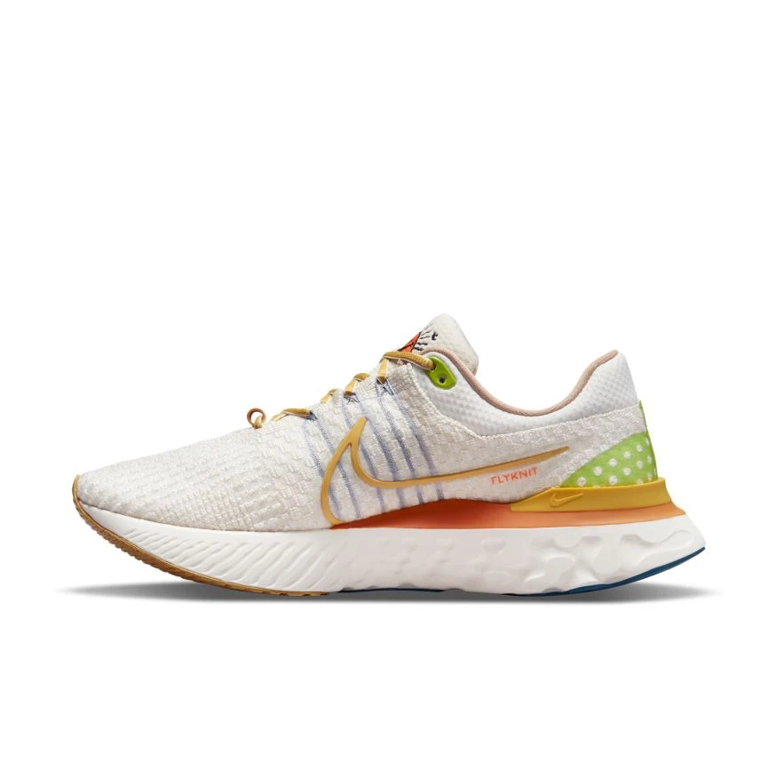 Nike Men’s React Infinity Run Flyknit 3 (141 - Sail/Rift Blue/Sail/Hot Curry) 3 Nike Men’s React Infinity Run Flyknit 3 (141 - Sail/Rift Blue/Sail/Hot Curry)