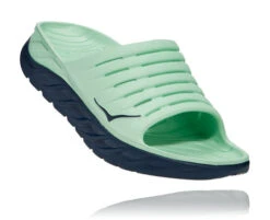 Hoka Men's Ora Recovery Slide (GAOS - Green Ash/Outer Space)