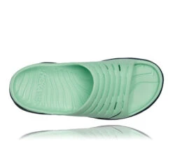 Hoka Men's Ora Recovery Slide (GAOS - Green Ash/Outer Space) -Sneaker Hub Shop GAOS5