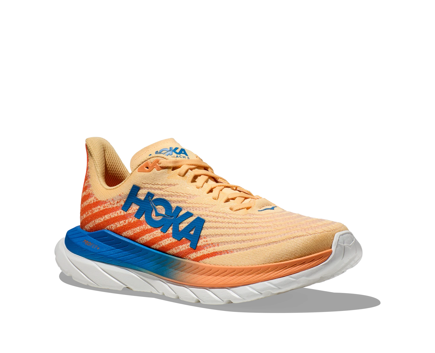 Hoka Men's Mach 5 (IVOR - Impala/Vibrant Orange) 4 Hoka Men's Mach 5 (IVOR - Impala/Vibrant Orange) - Image 2