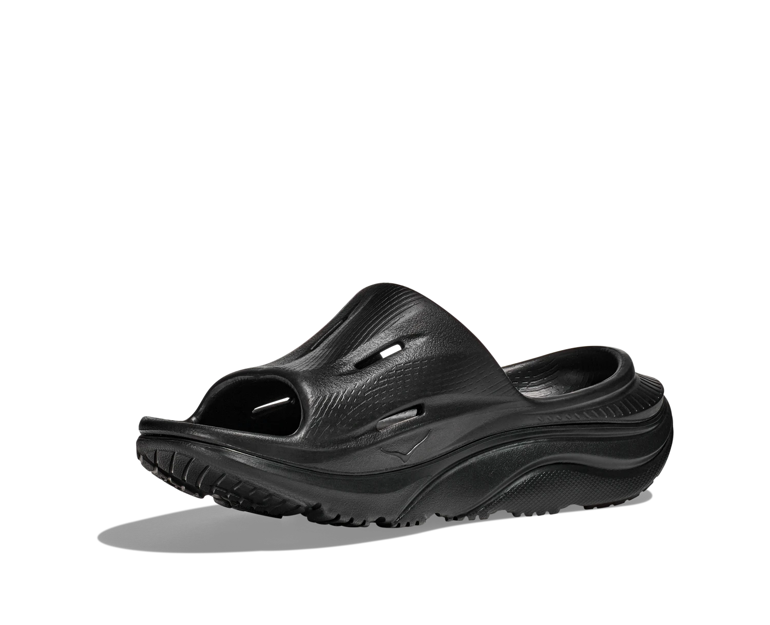 Hoka U Ora Recovery Slide 3 (BBLC - Black/Black) 4 Hoka U Ora Recovery Slide 3 (BBLC - Black/Black) - Image 2