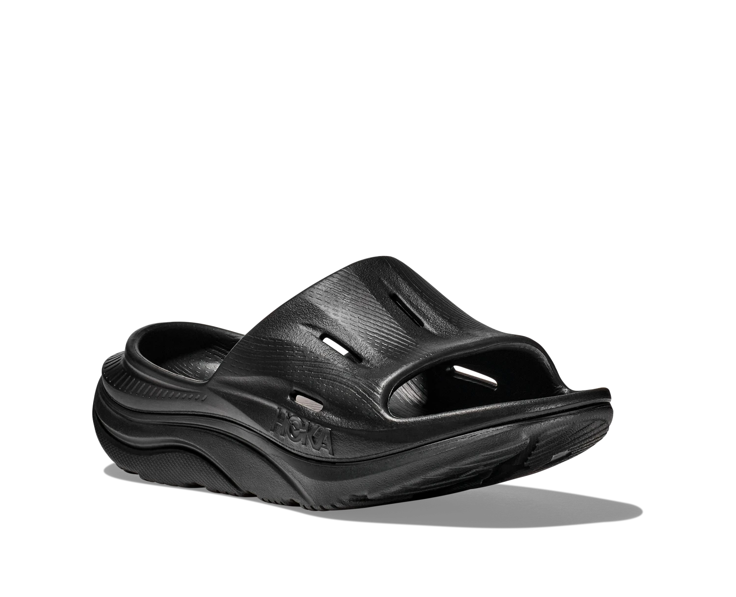 Hoka U Ora Recovery Slide 3 (BBLC - Black/Black) 3 Hoka U Ora Recovery Slide 3 (BBLC - Black/Black)